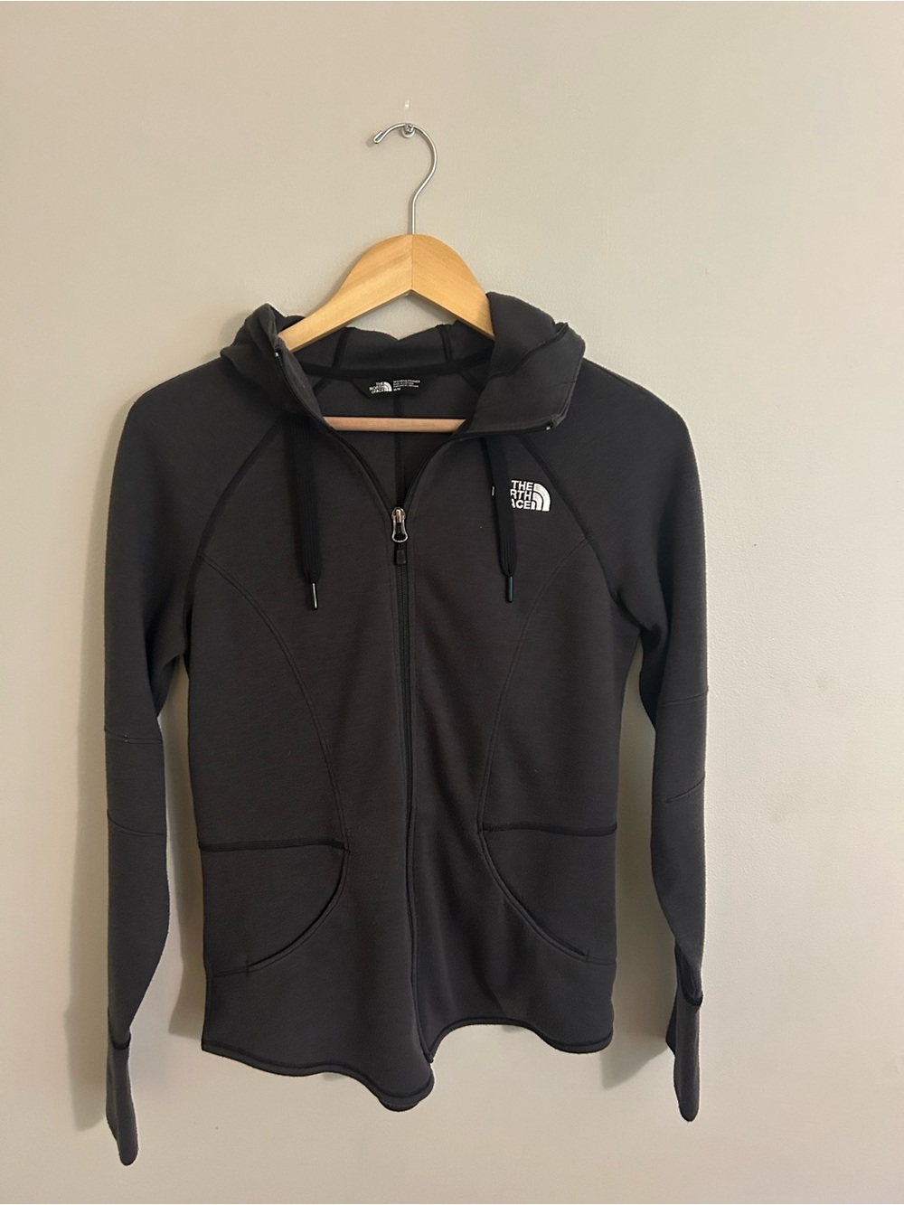 The North Face Women's Black Hooded Full-Zip Jacket